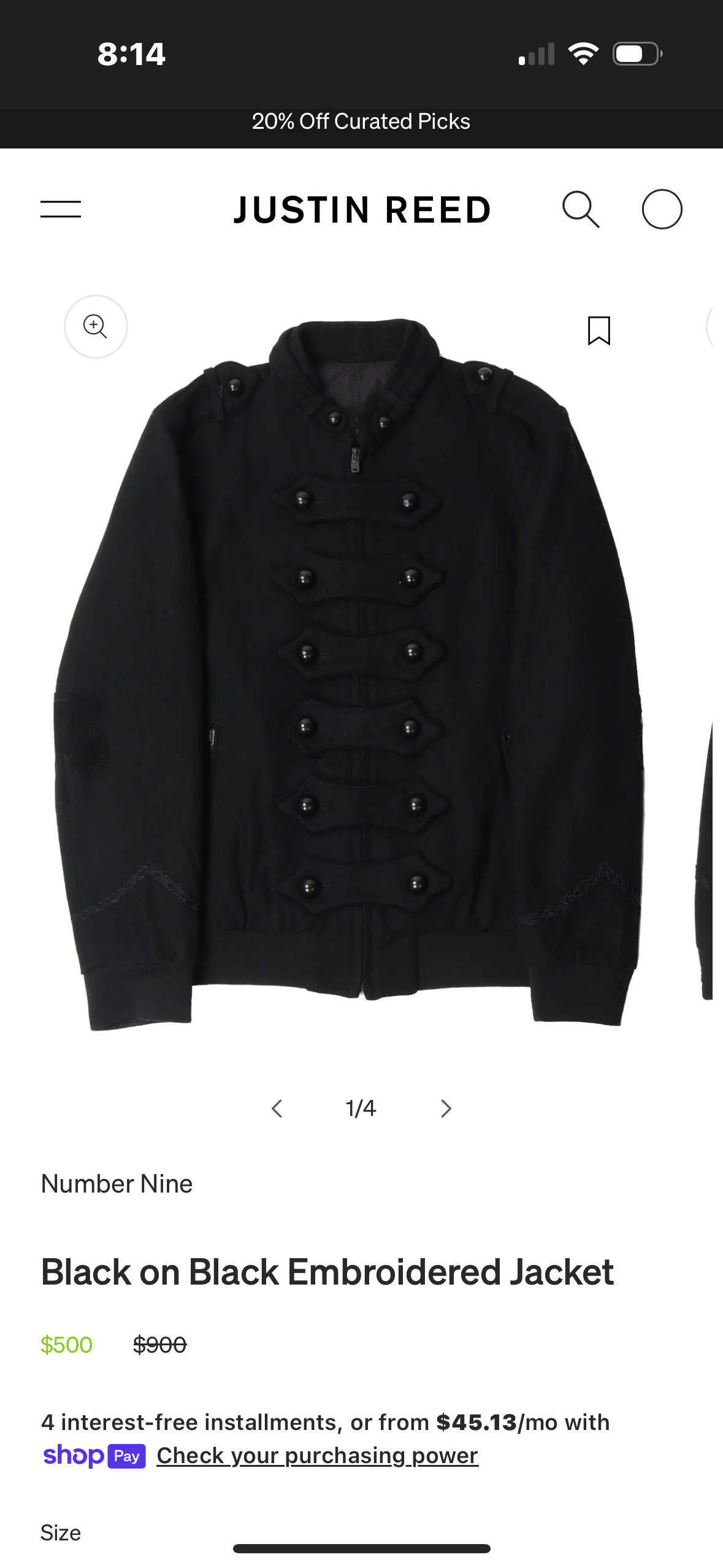 Archive Number (N)ine jacket - Private property 