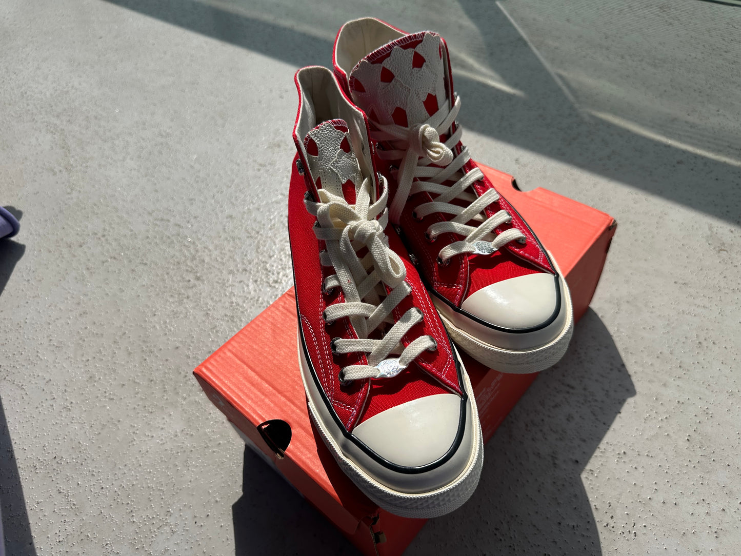 Chrome hearts red all stars converse - Private property 