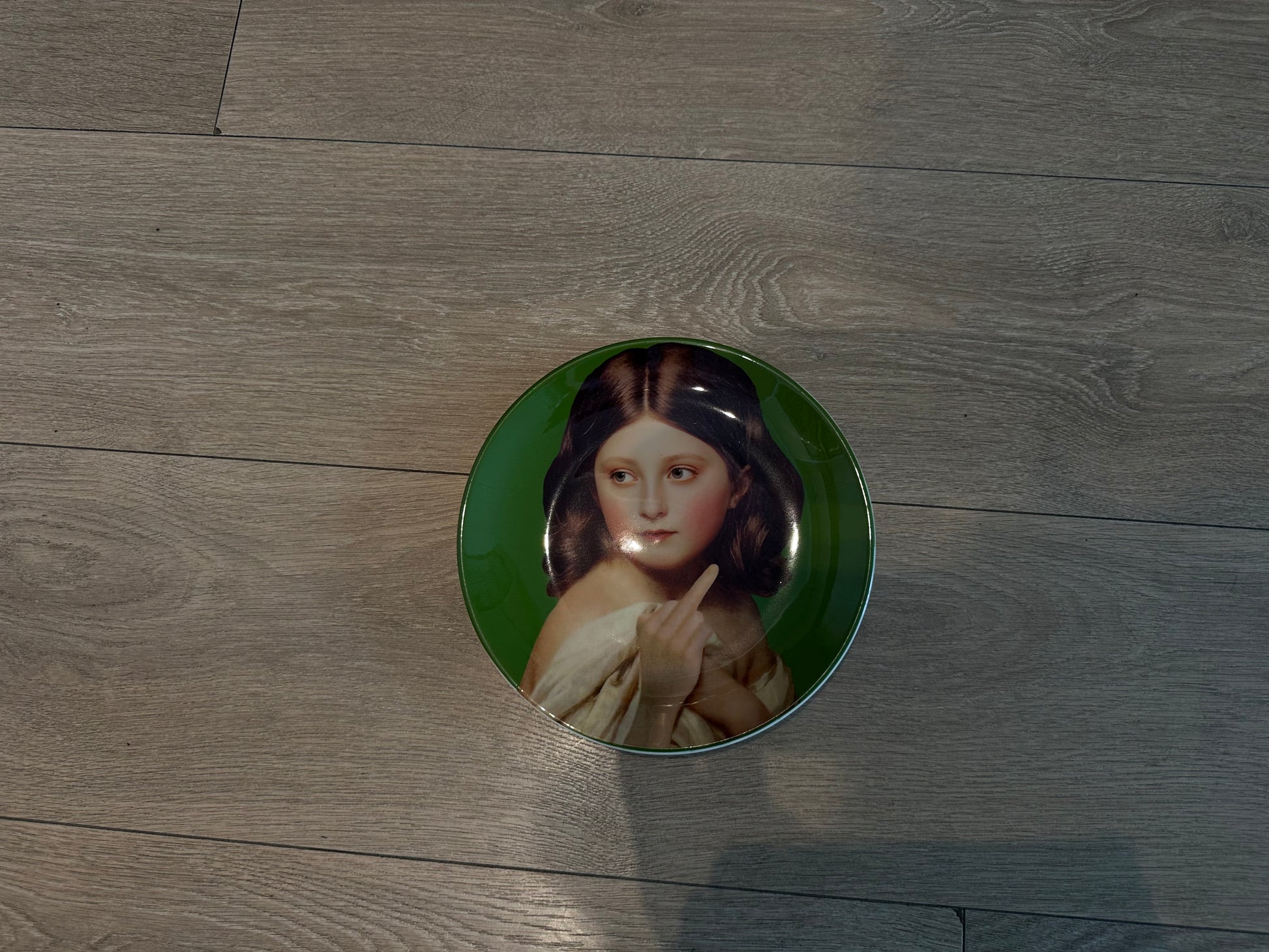 Vintage jun takahashi Decorative  Plate  Portrait Wall Art - Private property 