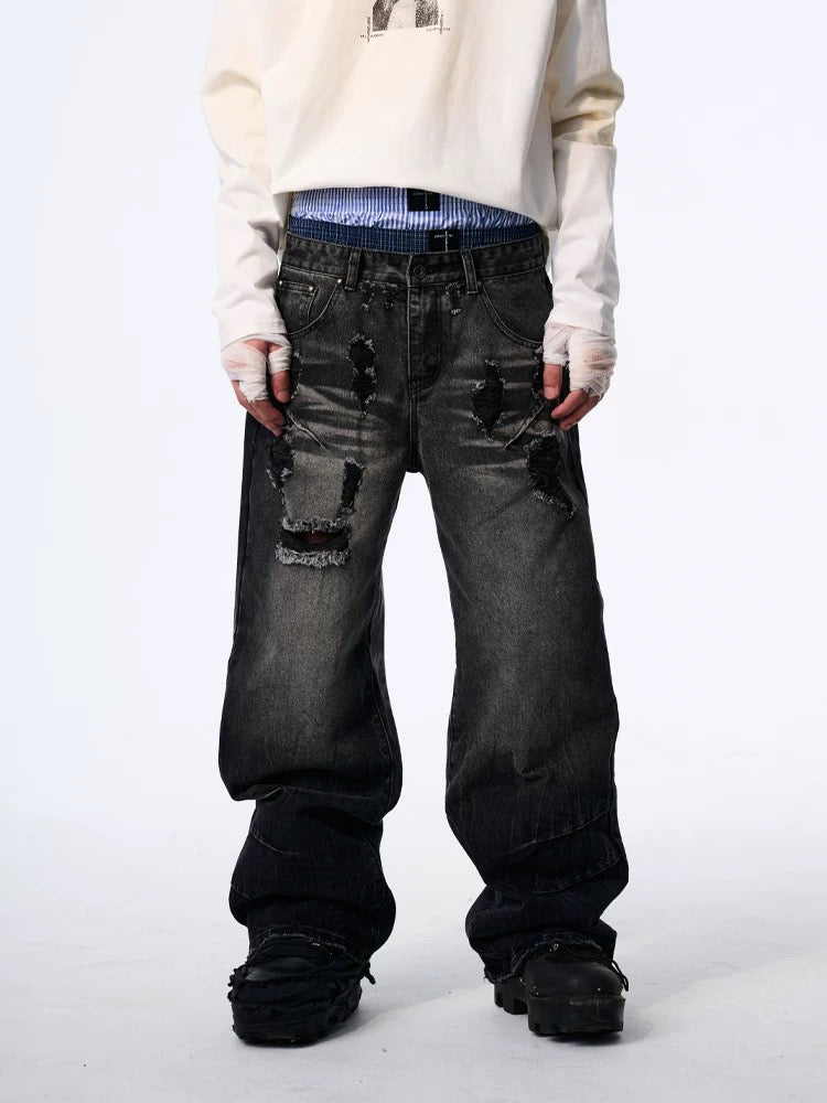 Dark washed denim - Private property 