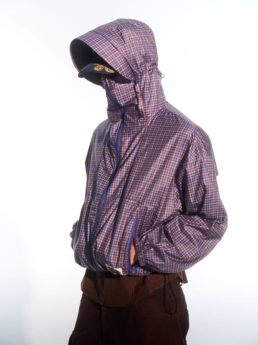 Checkered Windbreaker Jacket - Private property 
