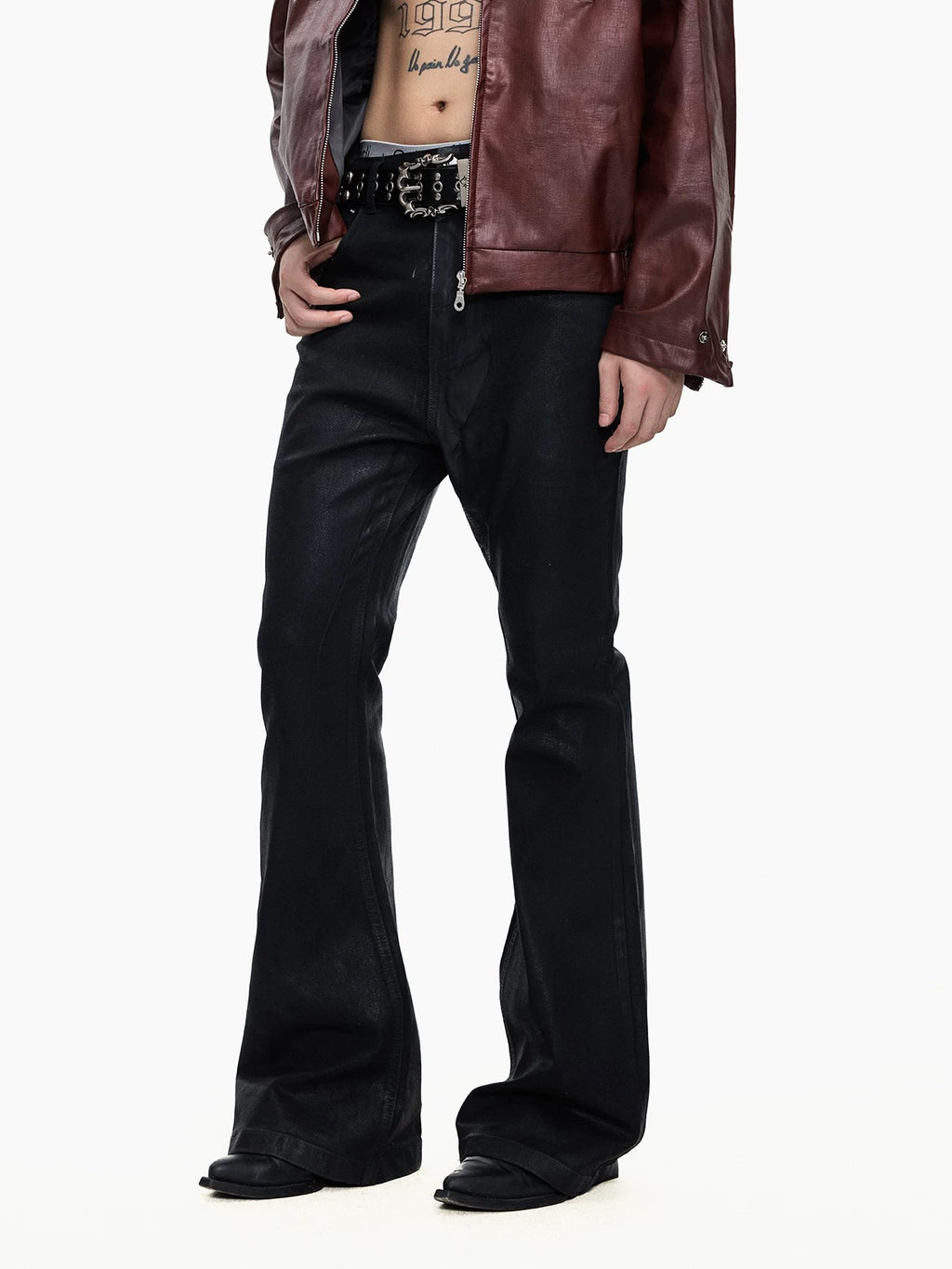 Waxed denim bootcut - Private property 