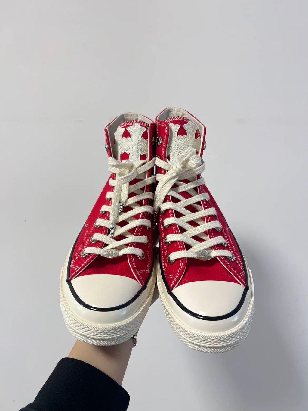 Chrome hearts red all stars converse - Private property 
