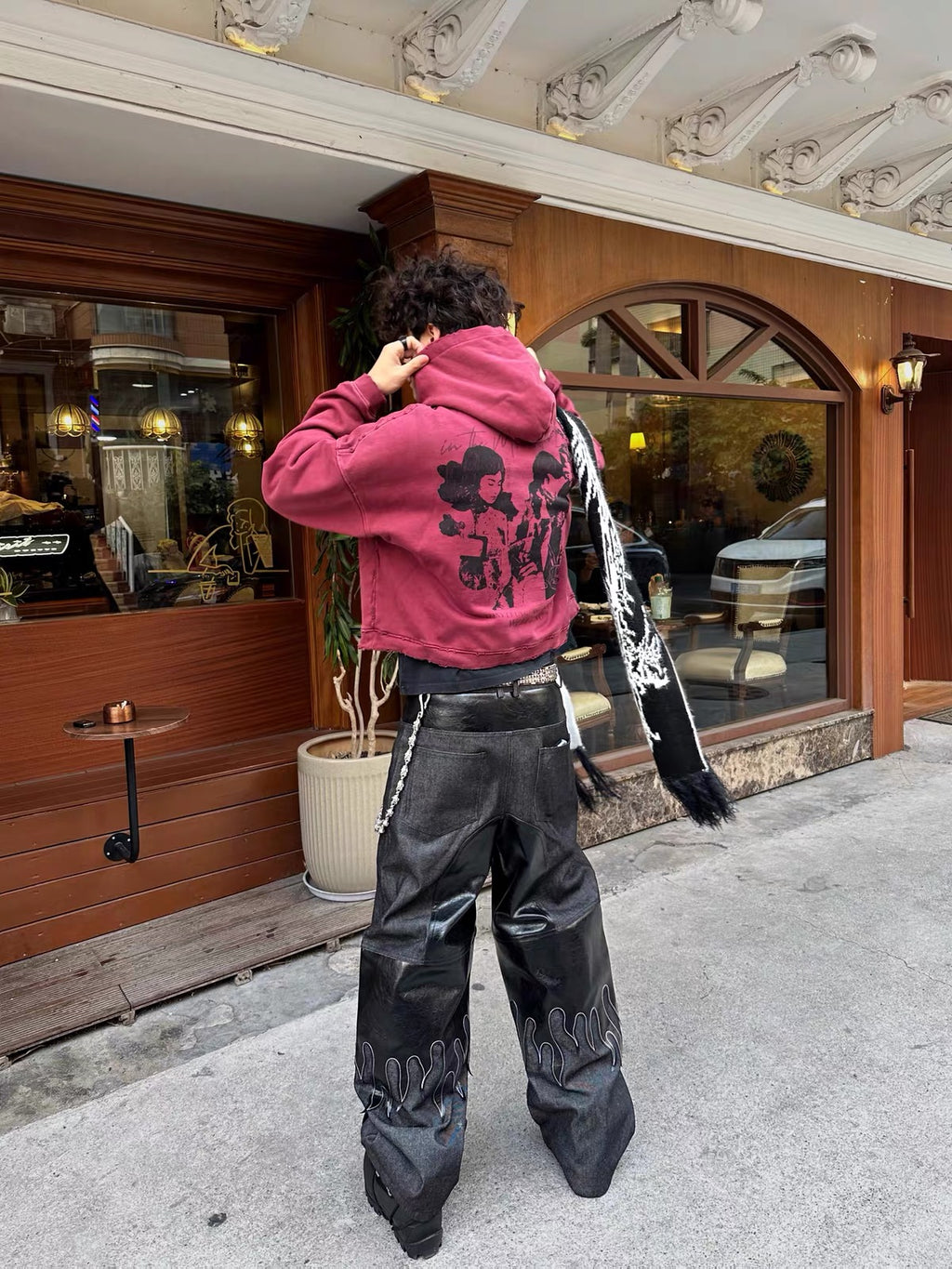 Flame Panel Trousers - Private property 