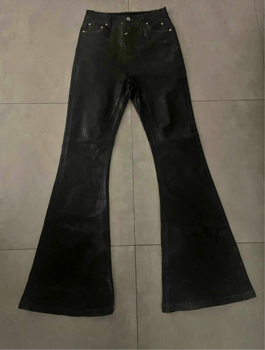 Rick Owens bolan waxed denim - Private property 