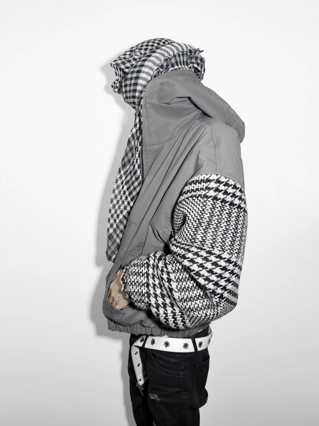 Monochrome reversible bomber jacket - Private property 