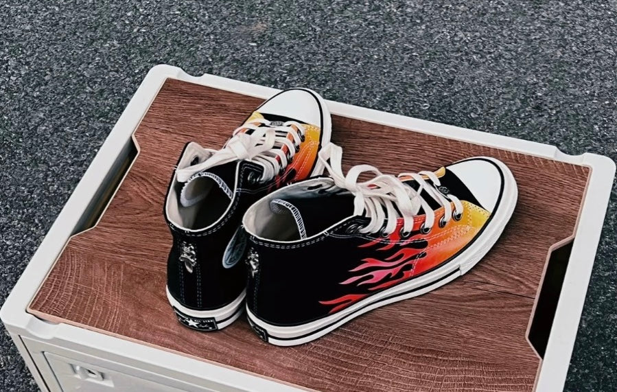 Chrome hearts flaming fire  all stars converse - Private property 