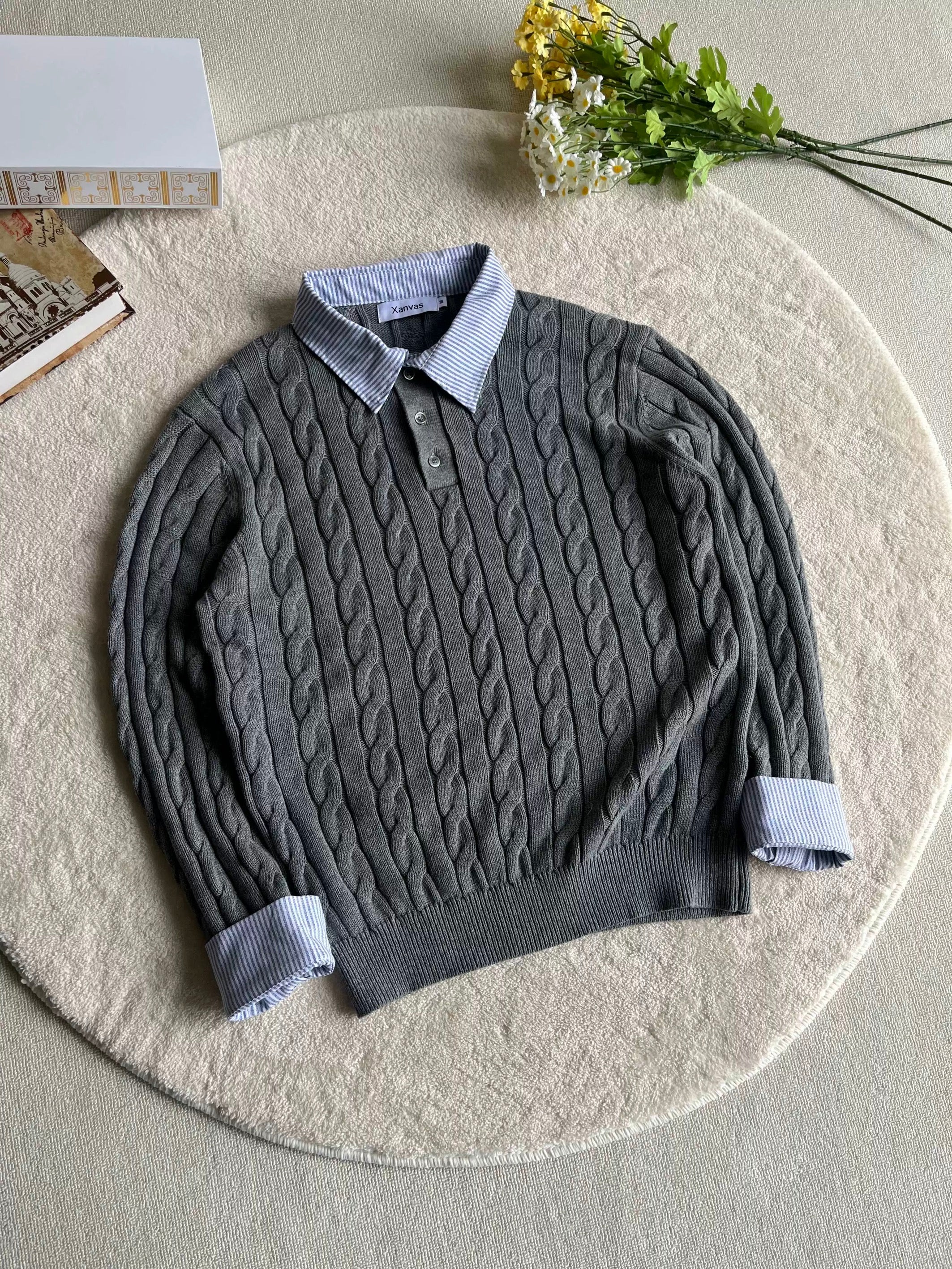 Layered  Knit Sweater - Private property 