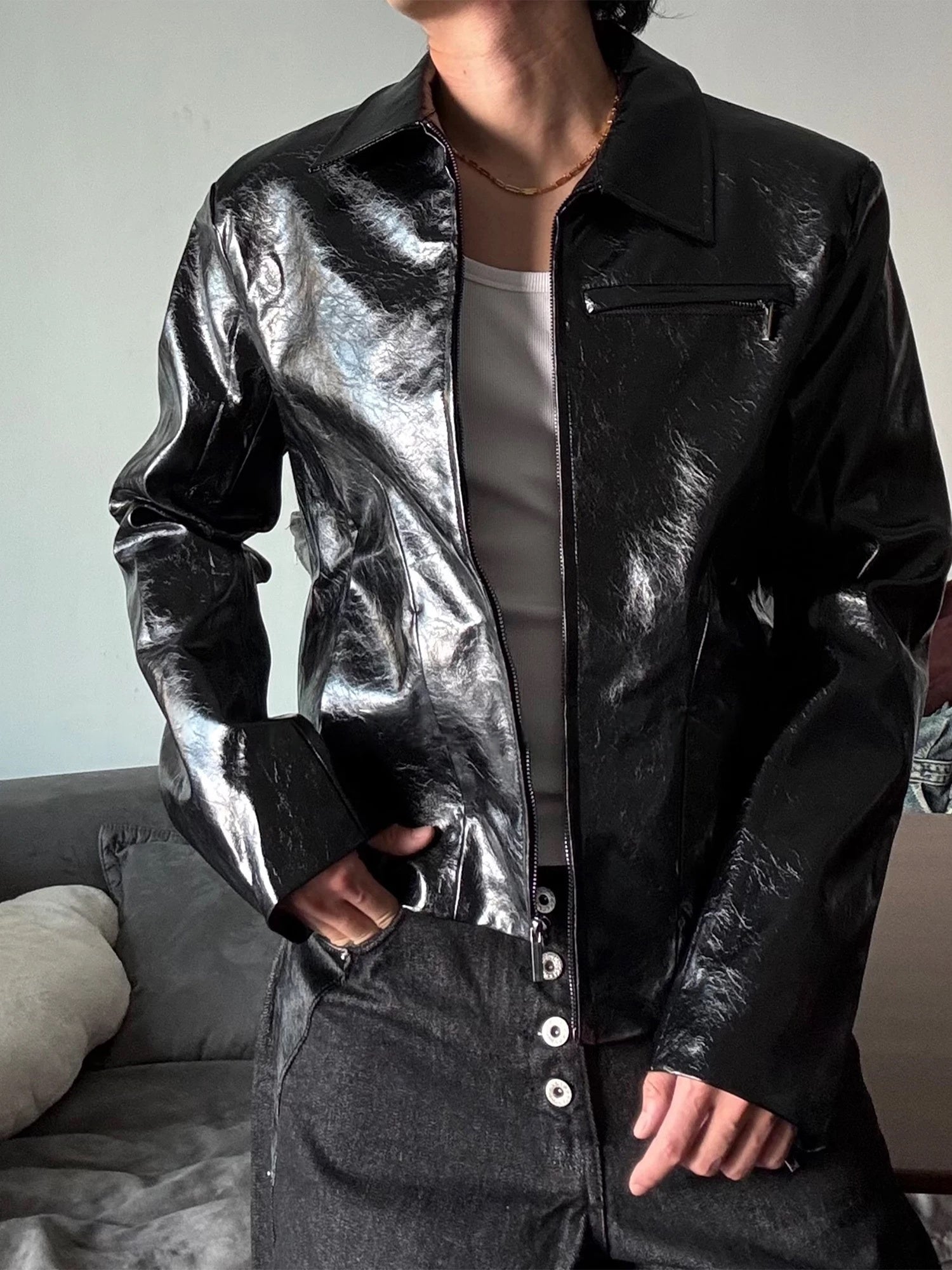 Archive Attire — Onyx Reflection Jacke