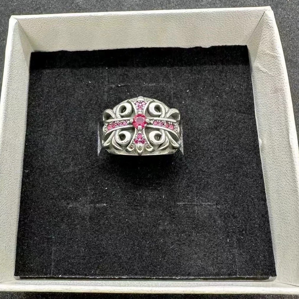 Chrome hearts rings with diamond gemstone - Private property 