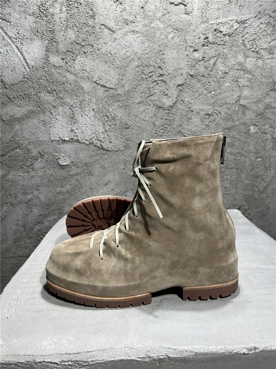 Archive 424 suede boots - Private property 