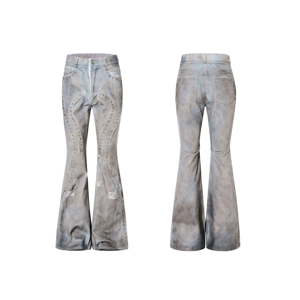 Denim stud pants - Private property 