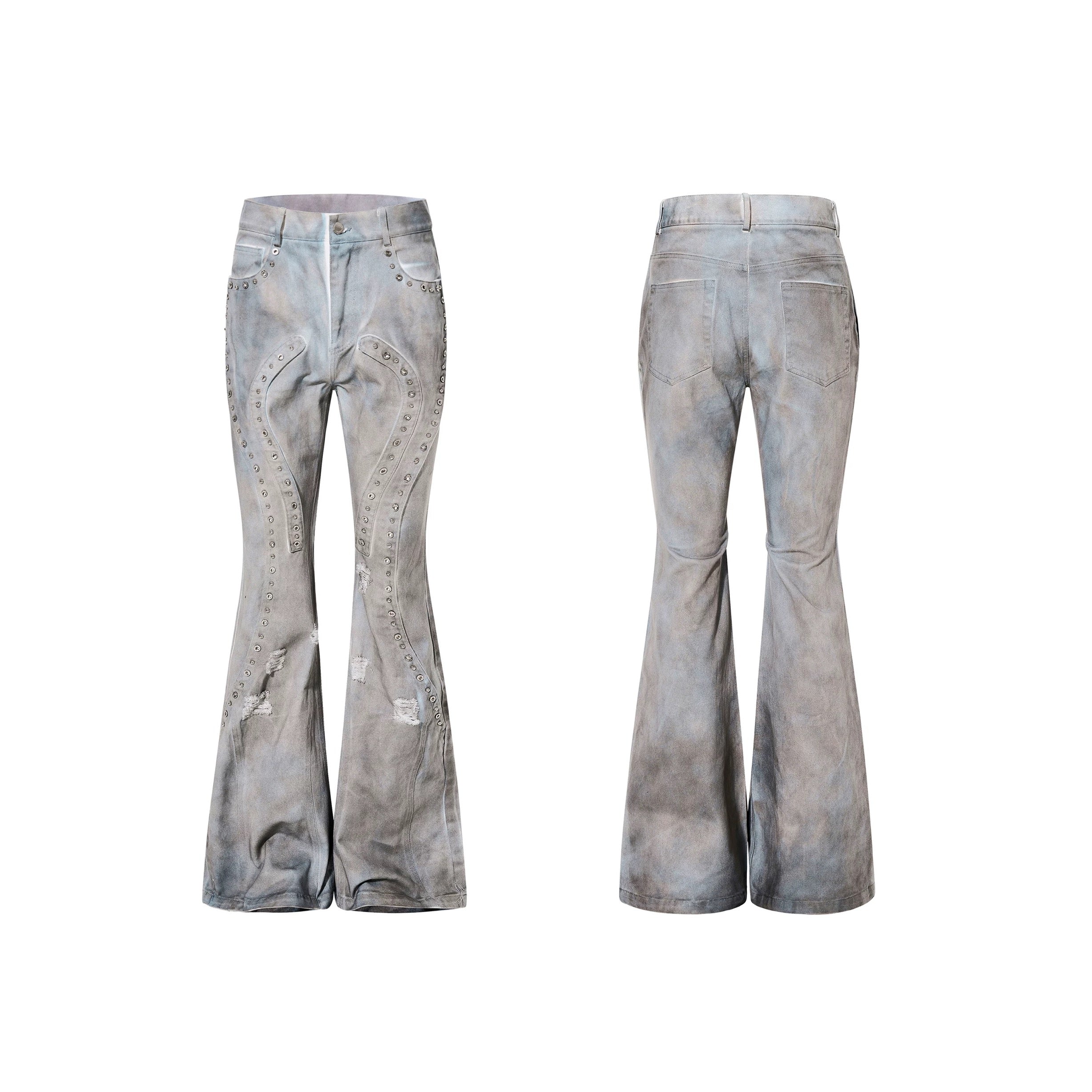 Denim stud pants - Private property 