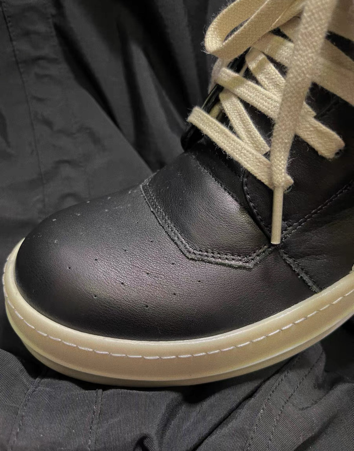 Rick Owens Hollywood Geobasket Sneakers - Private property 