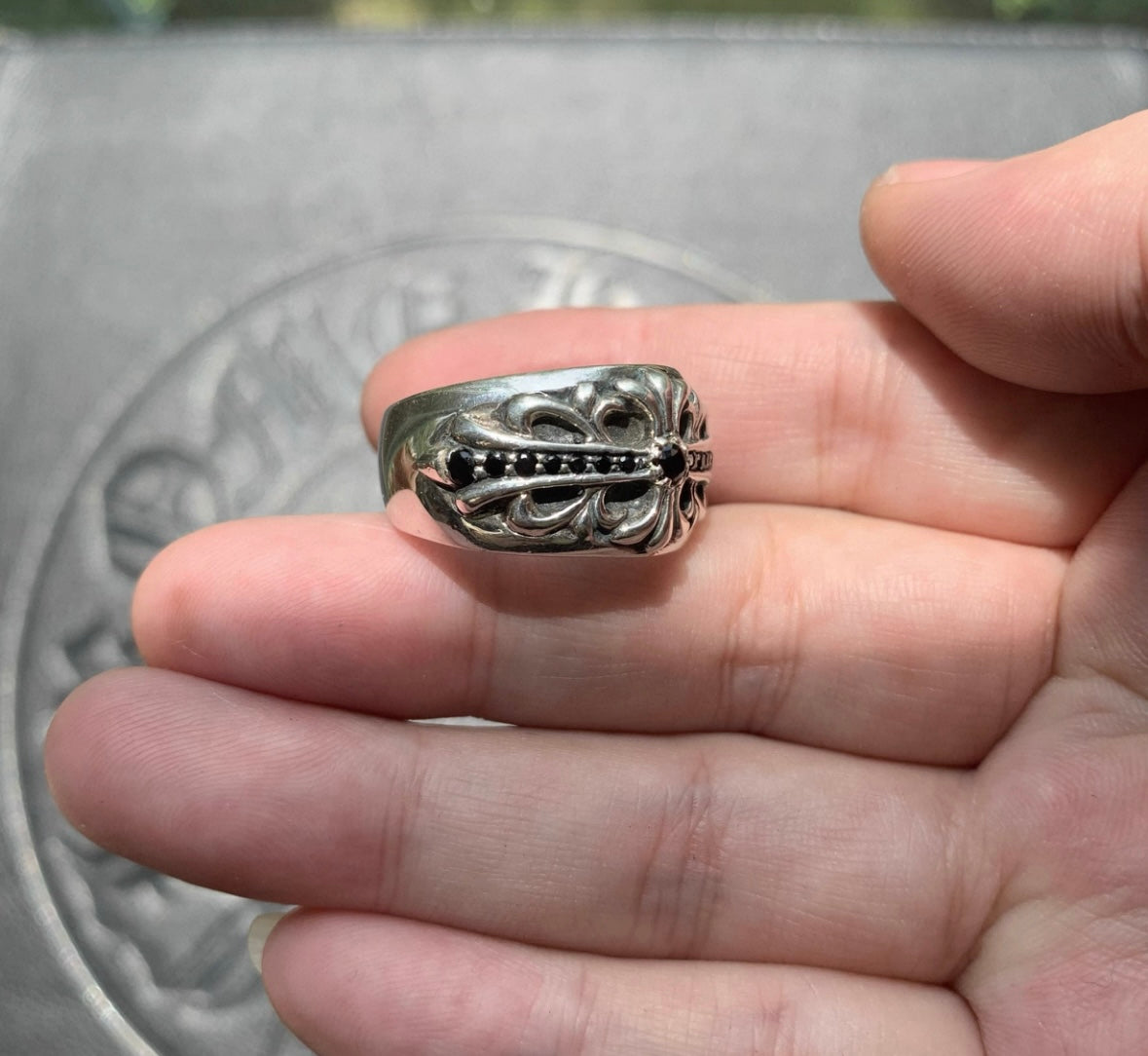 Chrome hearts rings with diamond gemstone - Private property 