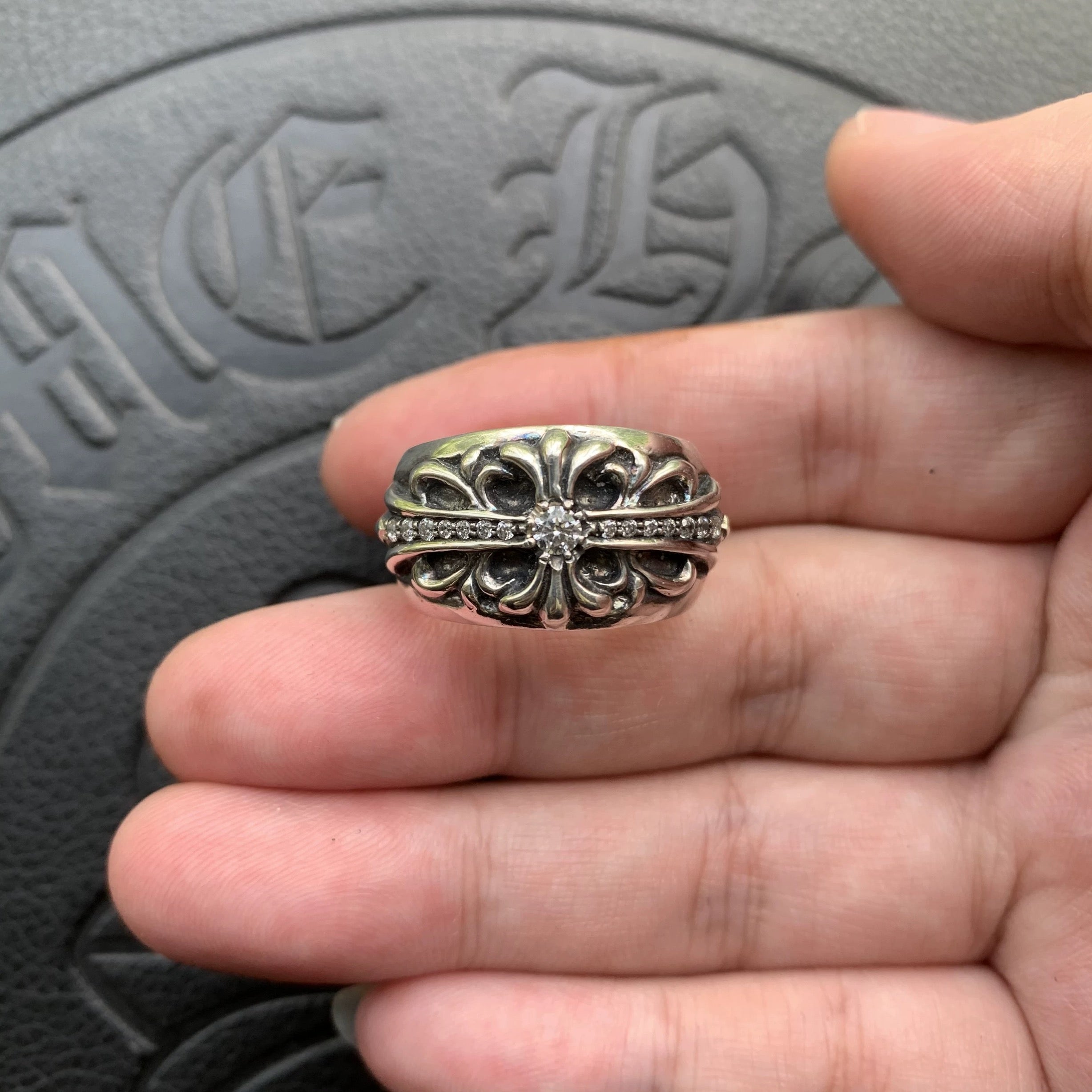 Chrome hearts rings with diamond gemstone - Private property 