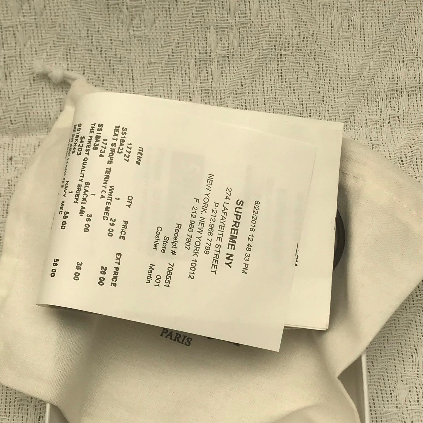 Maison Margiela receipt Dollar Bill Artisanal
Wallet - Private property 