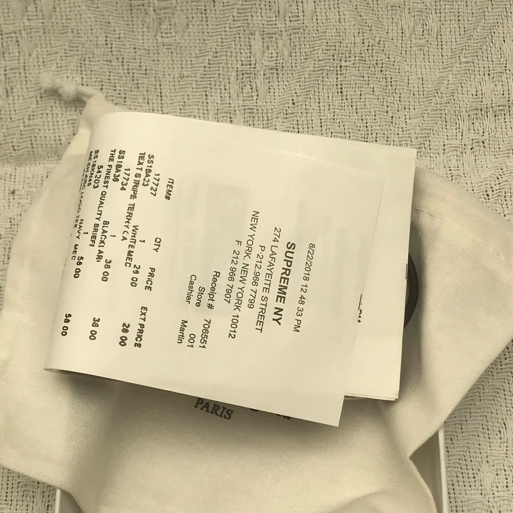Maison Margiela receipt Dollar Bill Artisanal
Wallet - Private property 