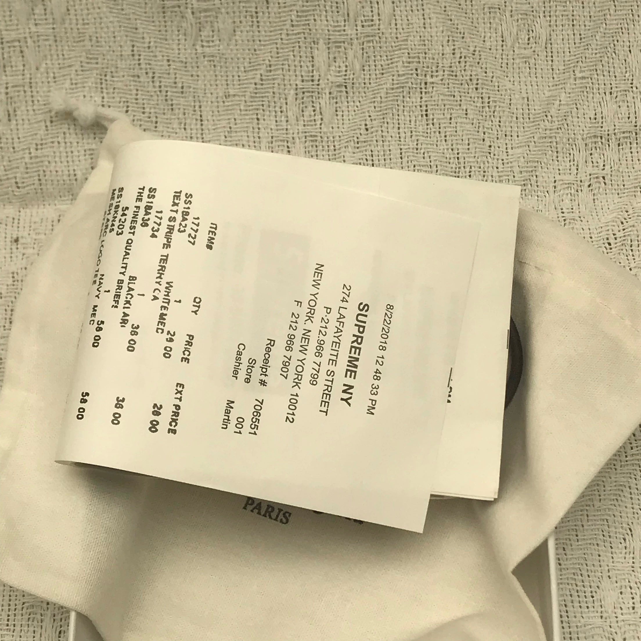 Maison Margiela receipt Dollar Bill Artisanal
Wallet - Private property 
