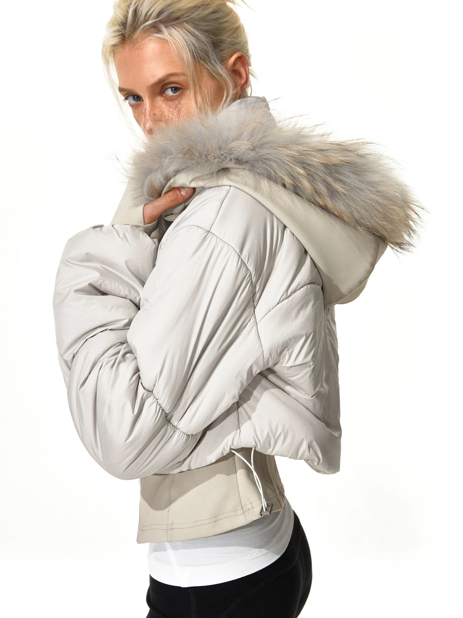 Fur puffer jacket - Private property 