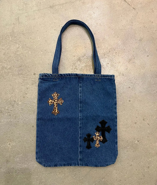 Chrome hearts blue tote bag - Private property 