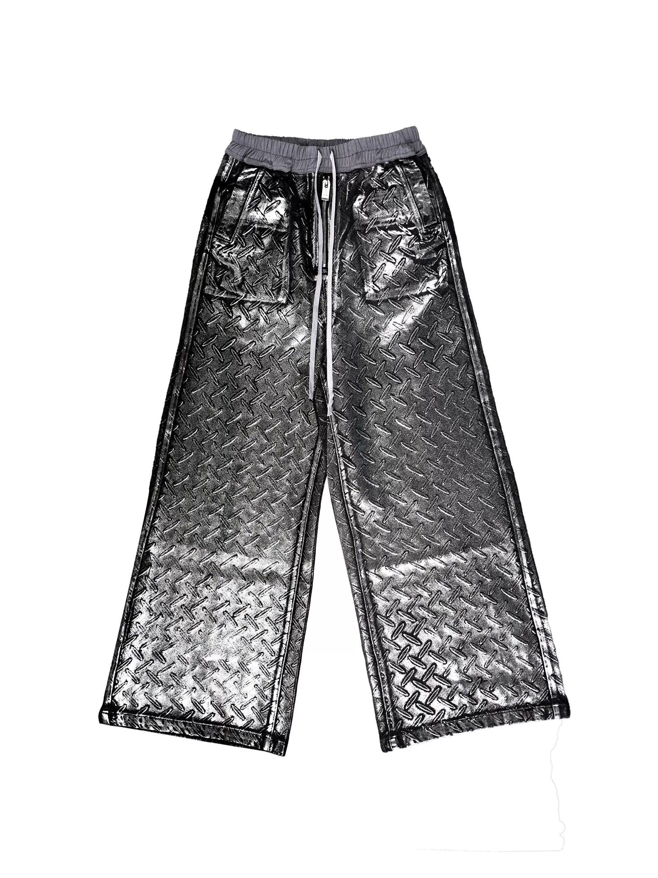Archive Metallic Diamond Plate Pants - Private property 