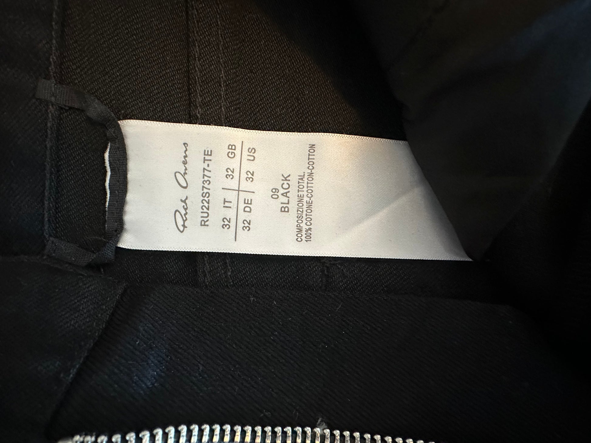 Rick Owen’s black flared jeans - Private property 