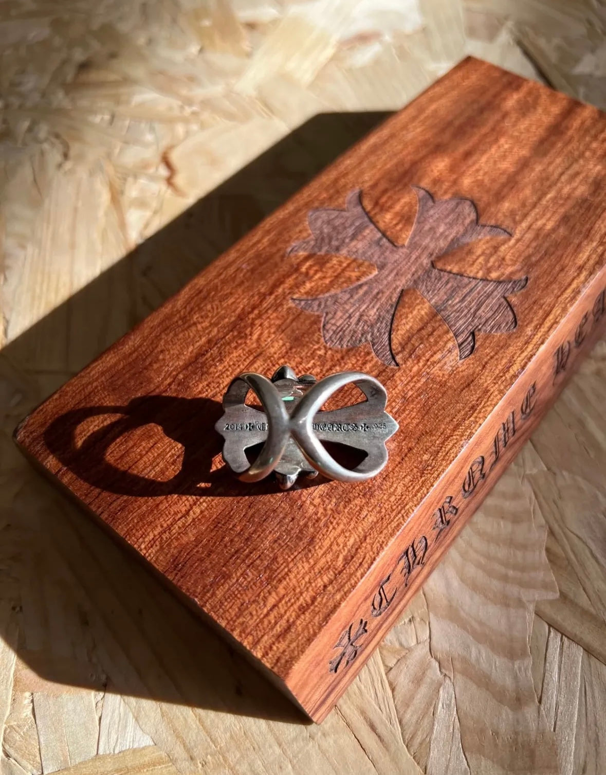 Chrome hearts silver rings with diamond gemstone - Private property 
