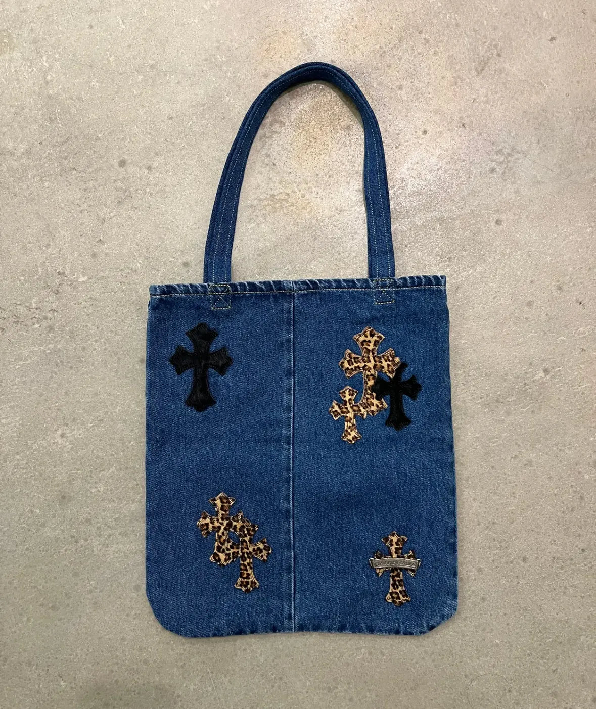 Chrome hearts blue tote bag - Private property 