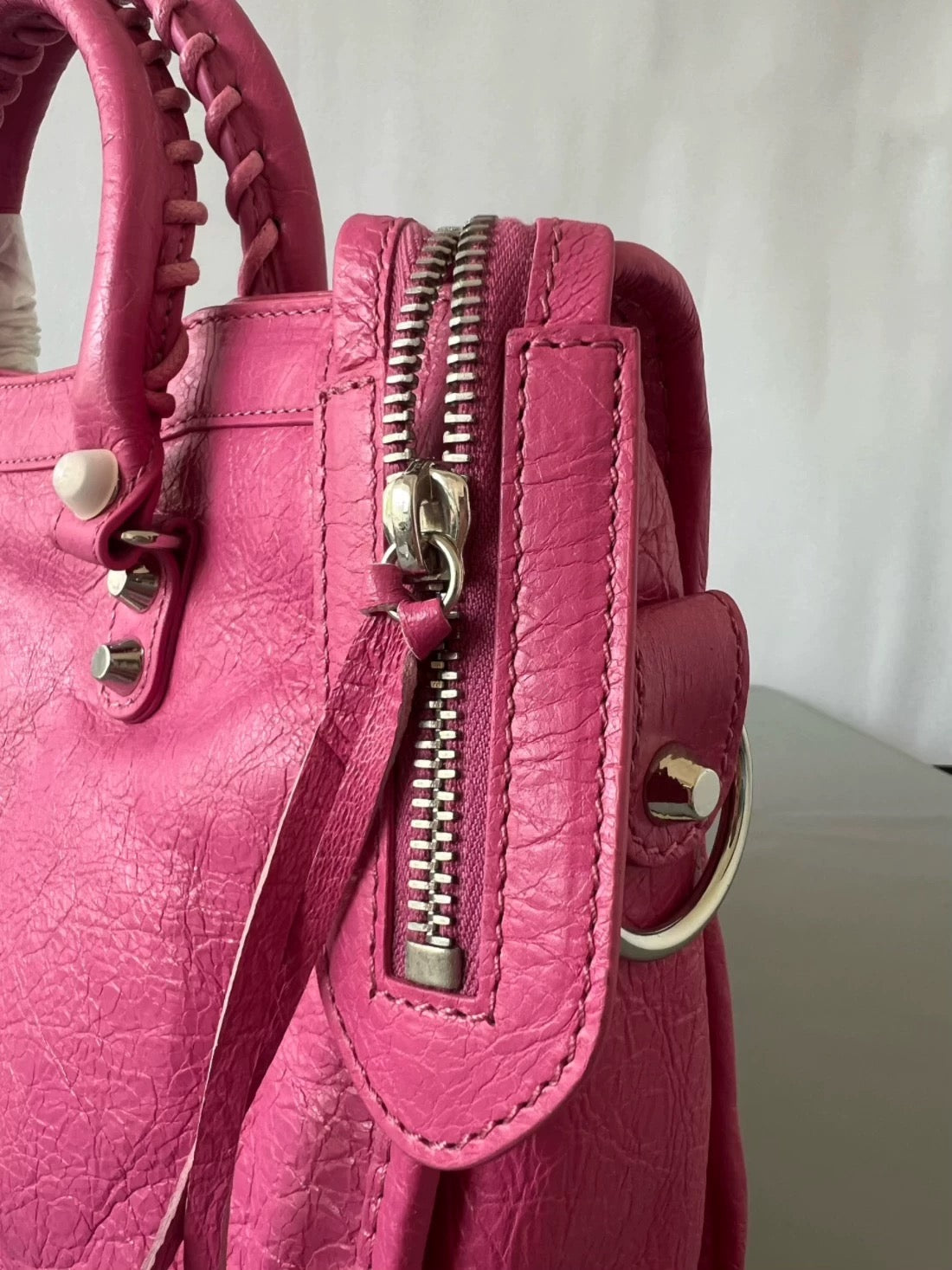 Balenciaga city leather stud bag - Private property 