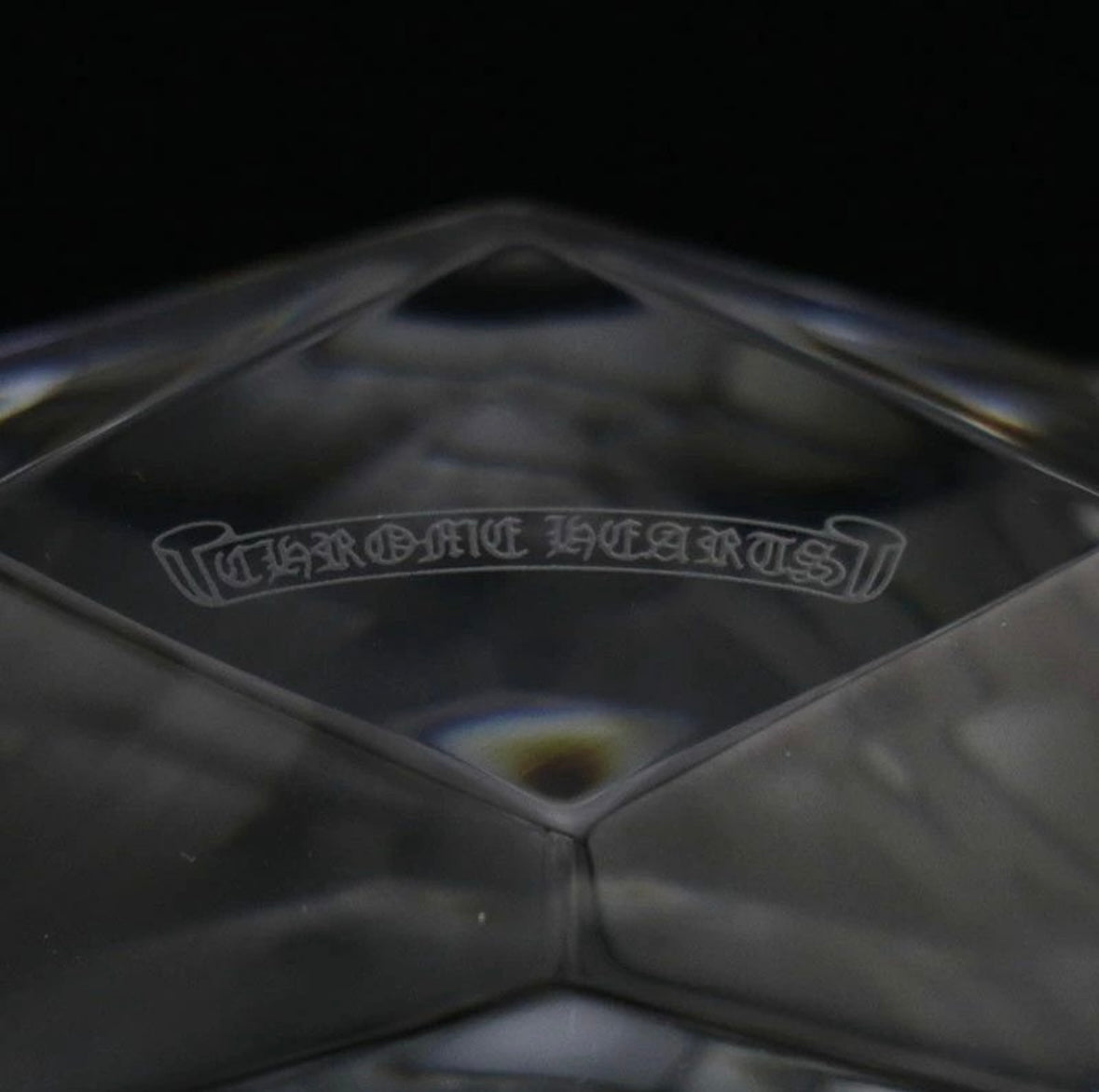 Chrome hearts baccarat glass ash tray - Private property 