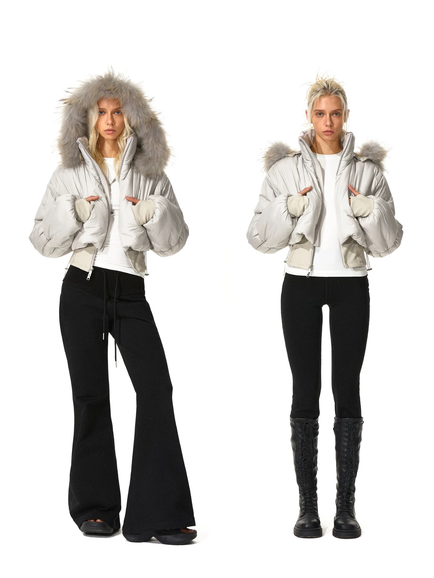 Fur puffer jacket - Private property 
