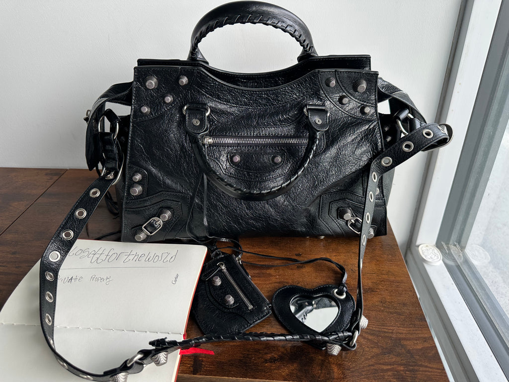 Archive leather stud bag - Private property 