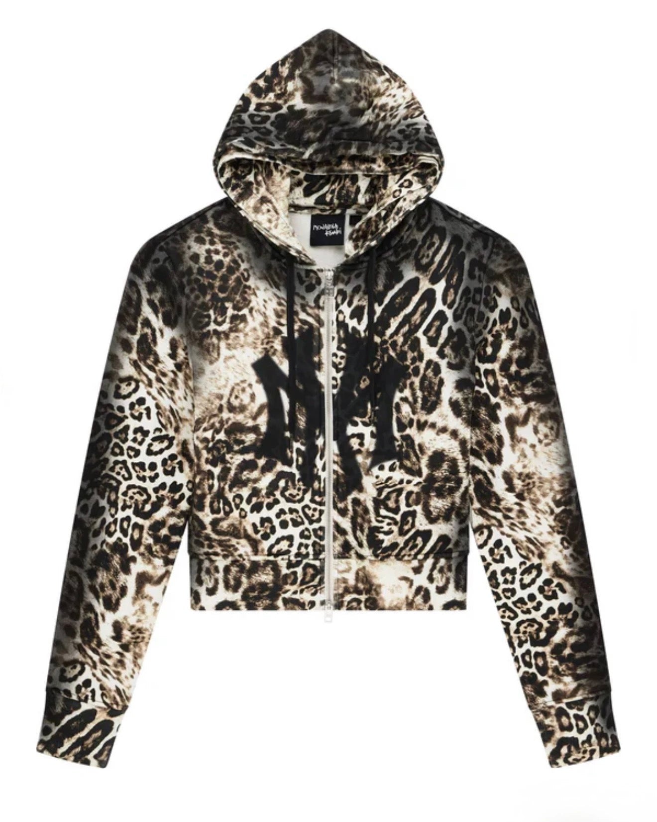 Mowalowa leopard zip up hoodie - Private property 