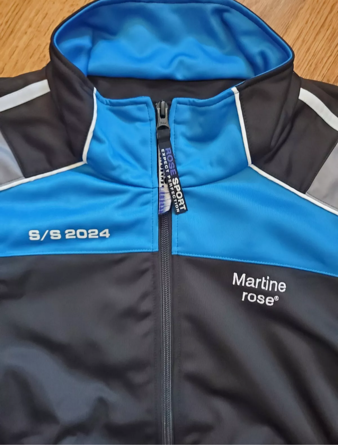 Martine rose blue s/2024 jersey - Private property 
