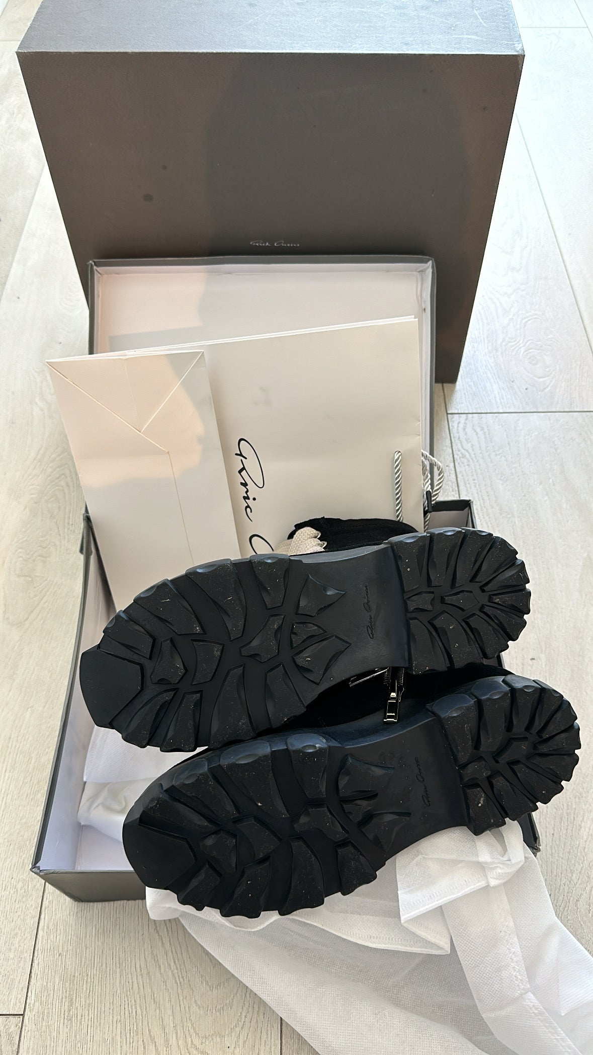 Rick Owens bozo boots - Private property 