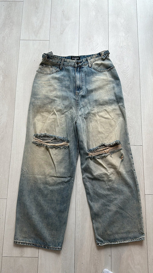 Balenciaga ripped skater jeans - Private property