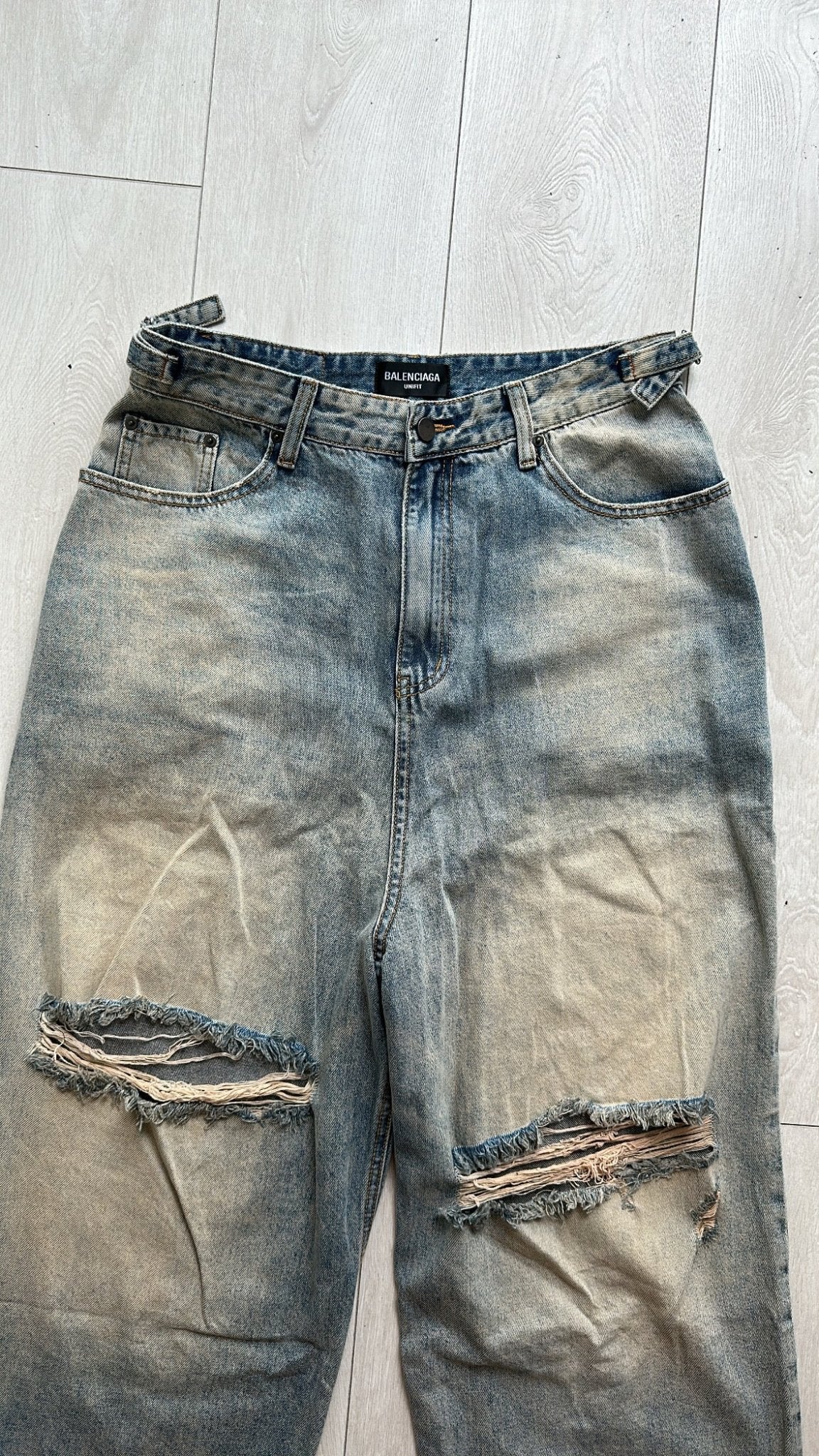 Balenciaga ripped skater jeans - Private property