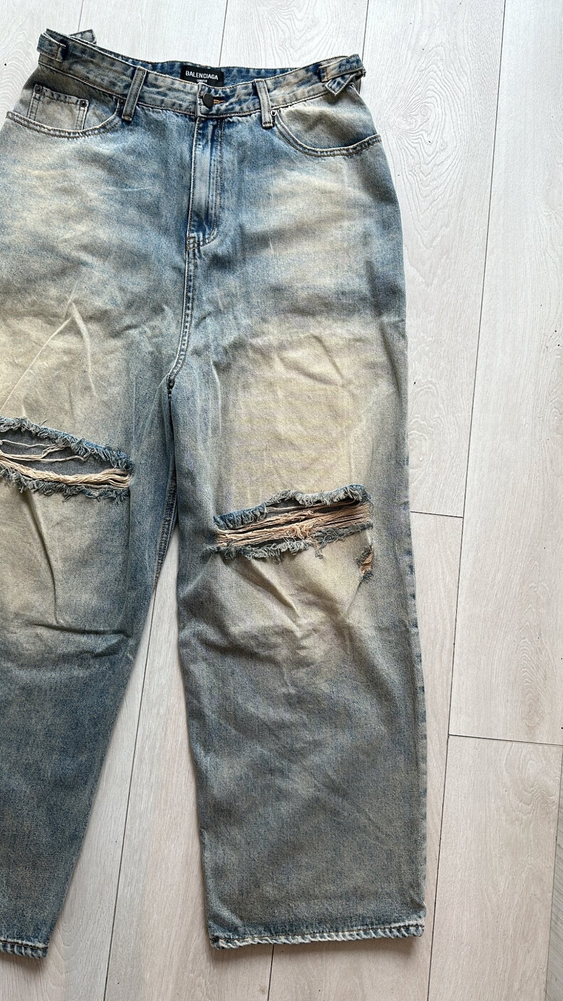 Balenciaga ripped skater jeans - Private property