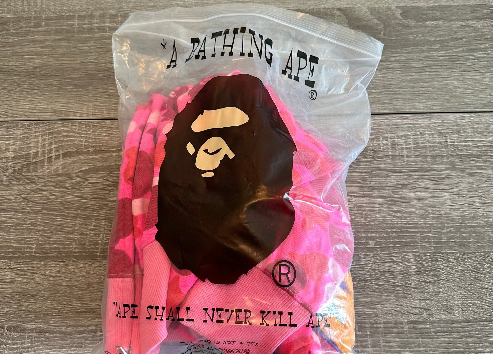 Bape camo hoodie (pink) - Private property