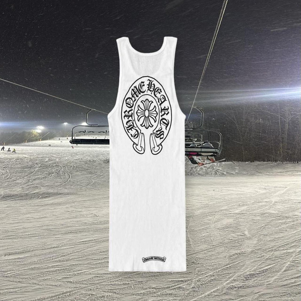 white tank vest top - Private property 