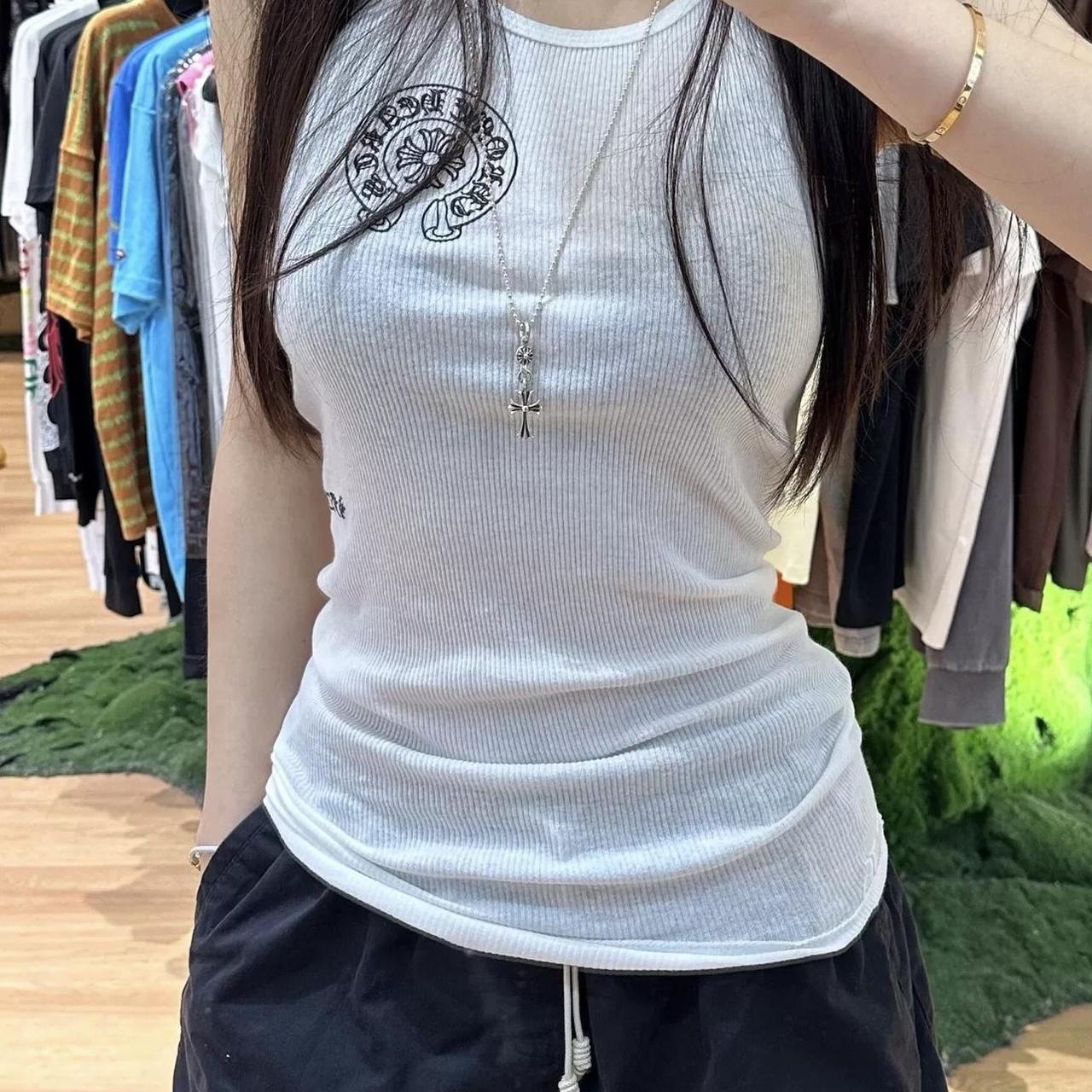 white tank vest top - Private property 