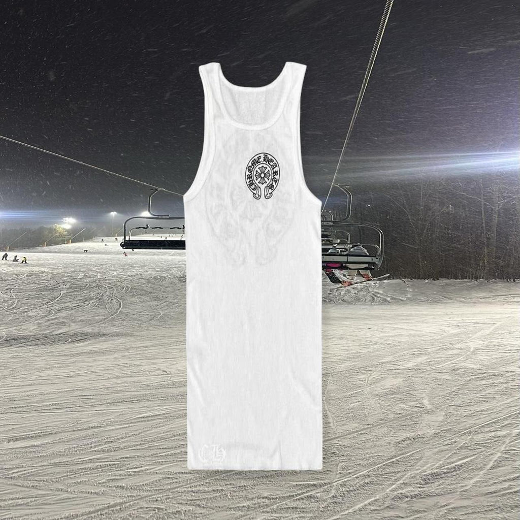 white tank vest top - Private property 