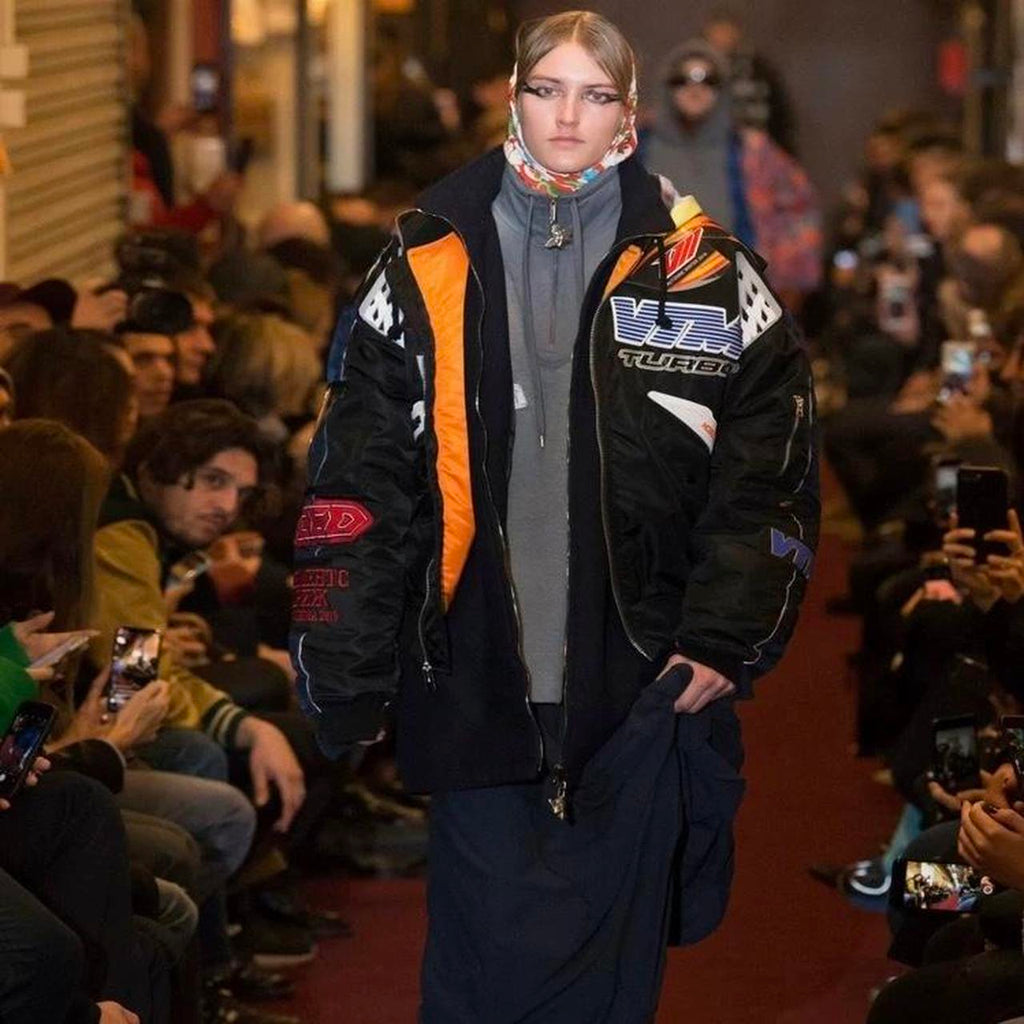 VTM turbo MV Agusta Racing black &amp; red bomber jacket