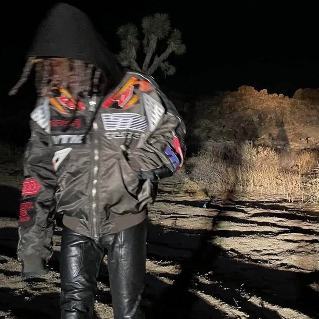 VTM turbo MV Agusta Racing black &amp; red bomber jacket