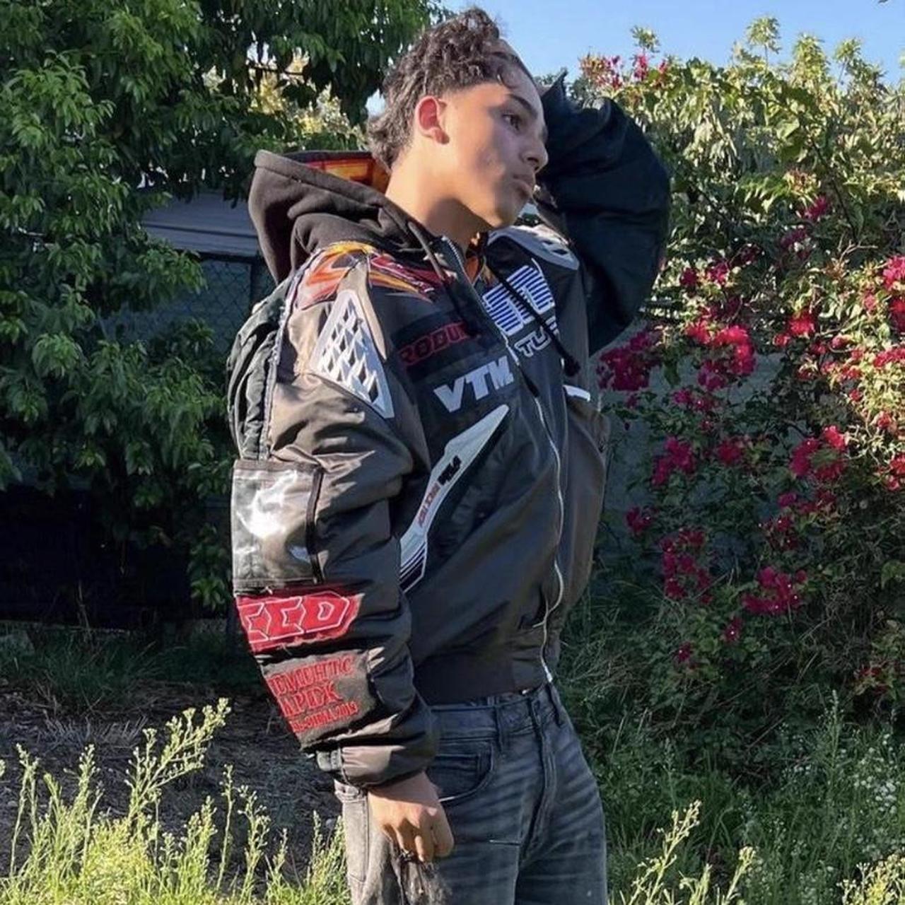 VTM turbo MV Agusta Racing black &amp; red bomber jacket